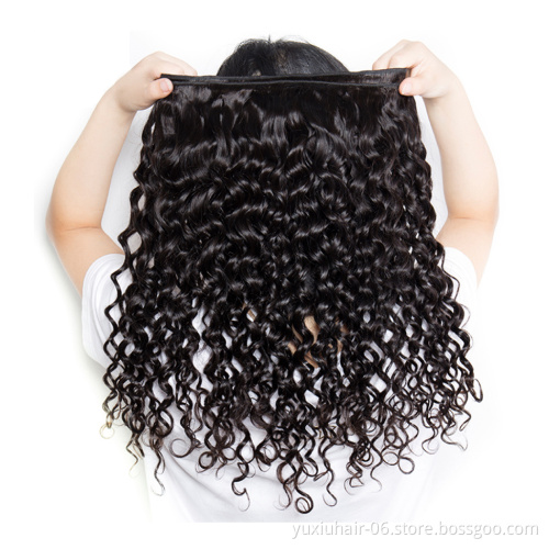 Wholesale Peruvian Cuticle Aligned Remy Hair 9-10a Grade Hair Vendor Water Wave Bundles Unprocessed Human Hair Extension